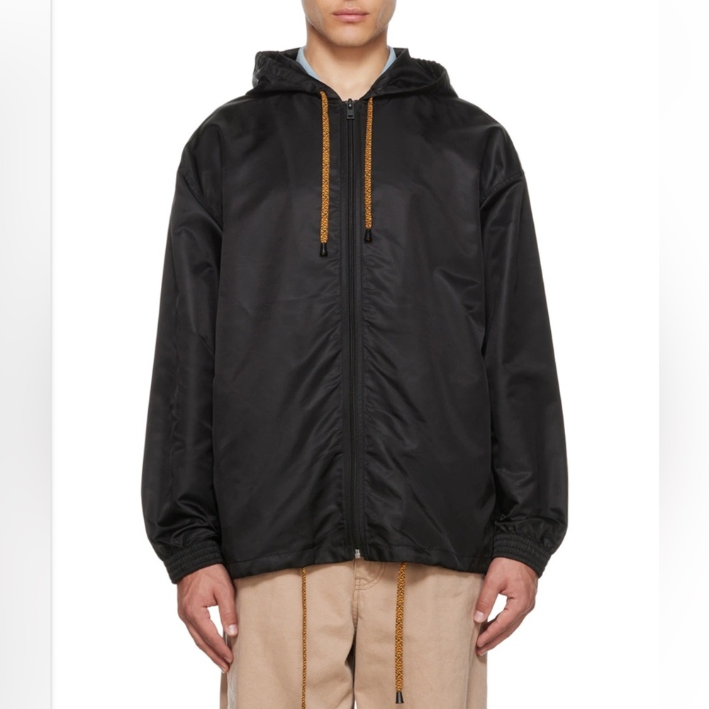 Acne Studios Black Rainbow Windbreaker Jacket - Picture 3 of 15